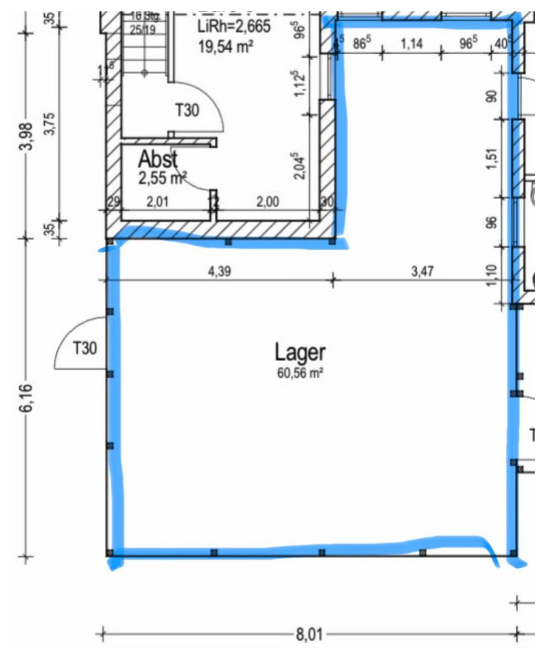 Lagerfläche zu vermieten! ca. 60 m² in Aventoft